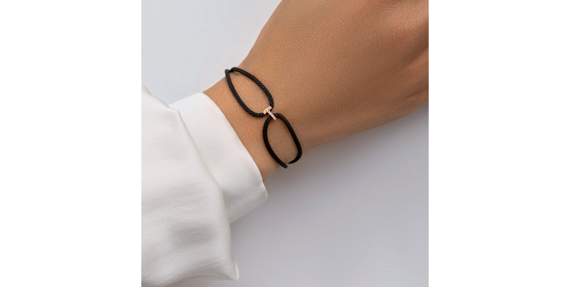 Náramek s diamanty Alphabet Delight