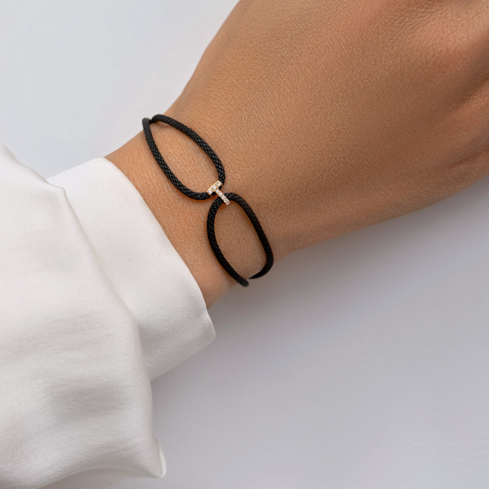 Náramek s diamanty Alphabet Delight