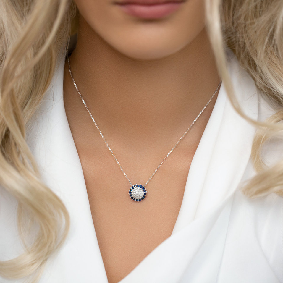 Náhrdelník s diamanty a rubíny Motions of Fortune