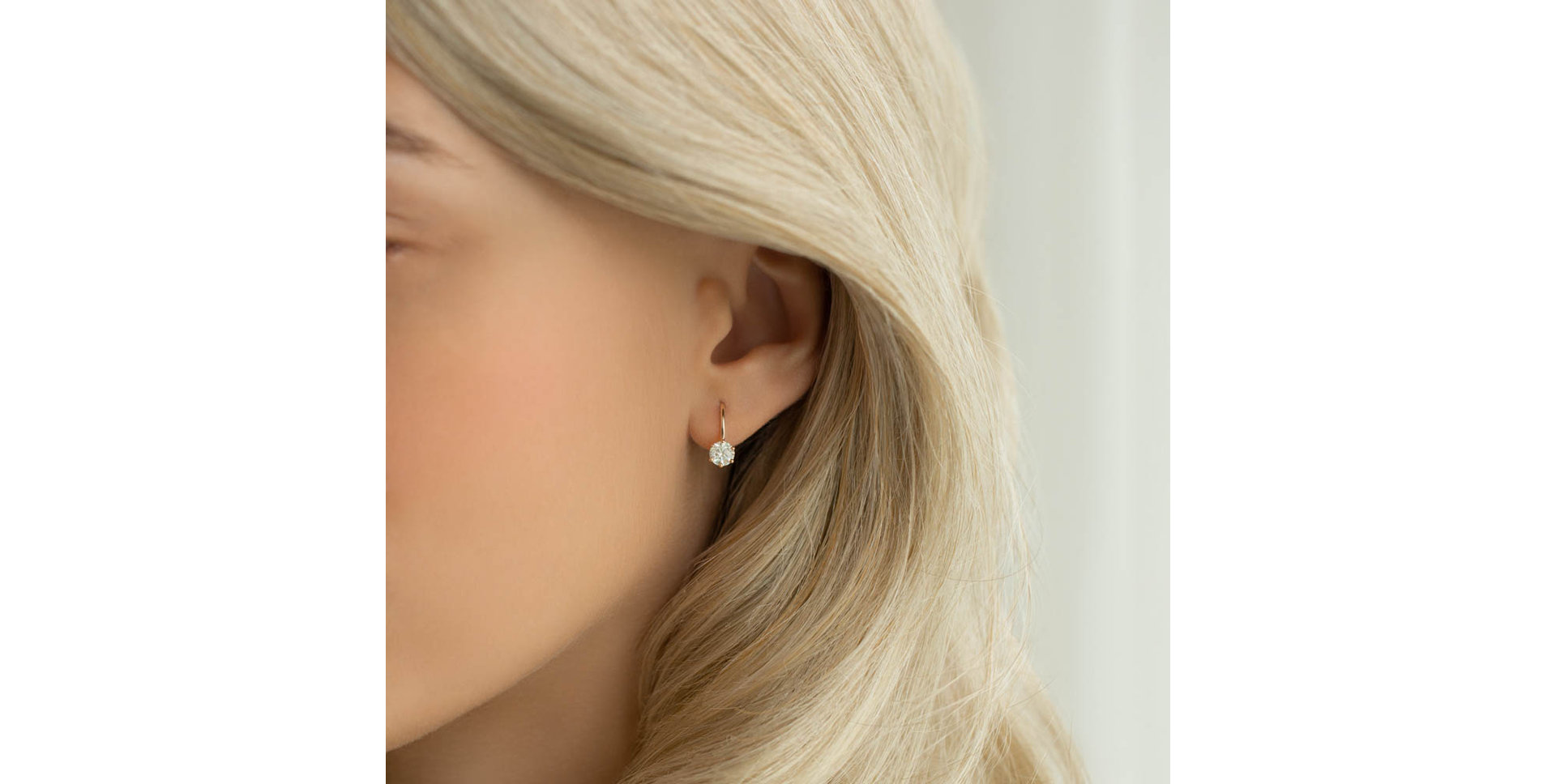 Náušnice s diamantem Everyday Glow