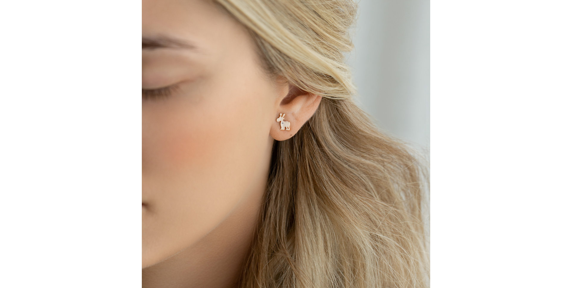 Náušnice s diamantem Caribou