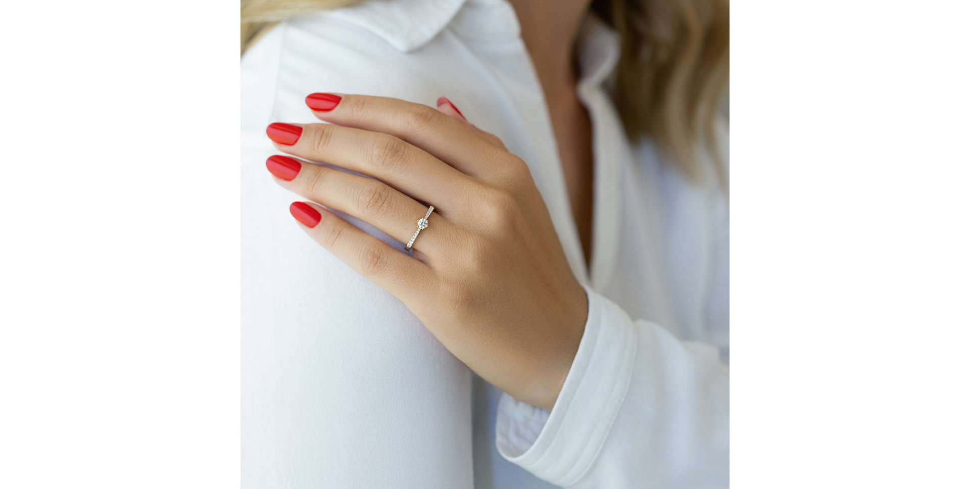 Prsten s diamanty Classic Dew