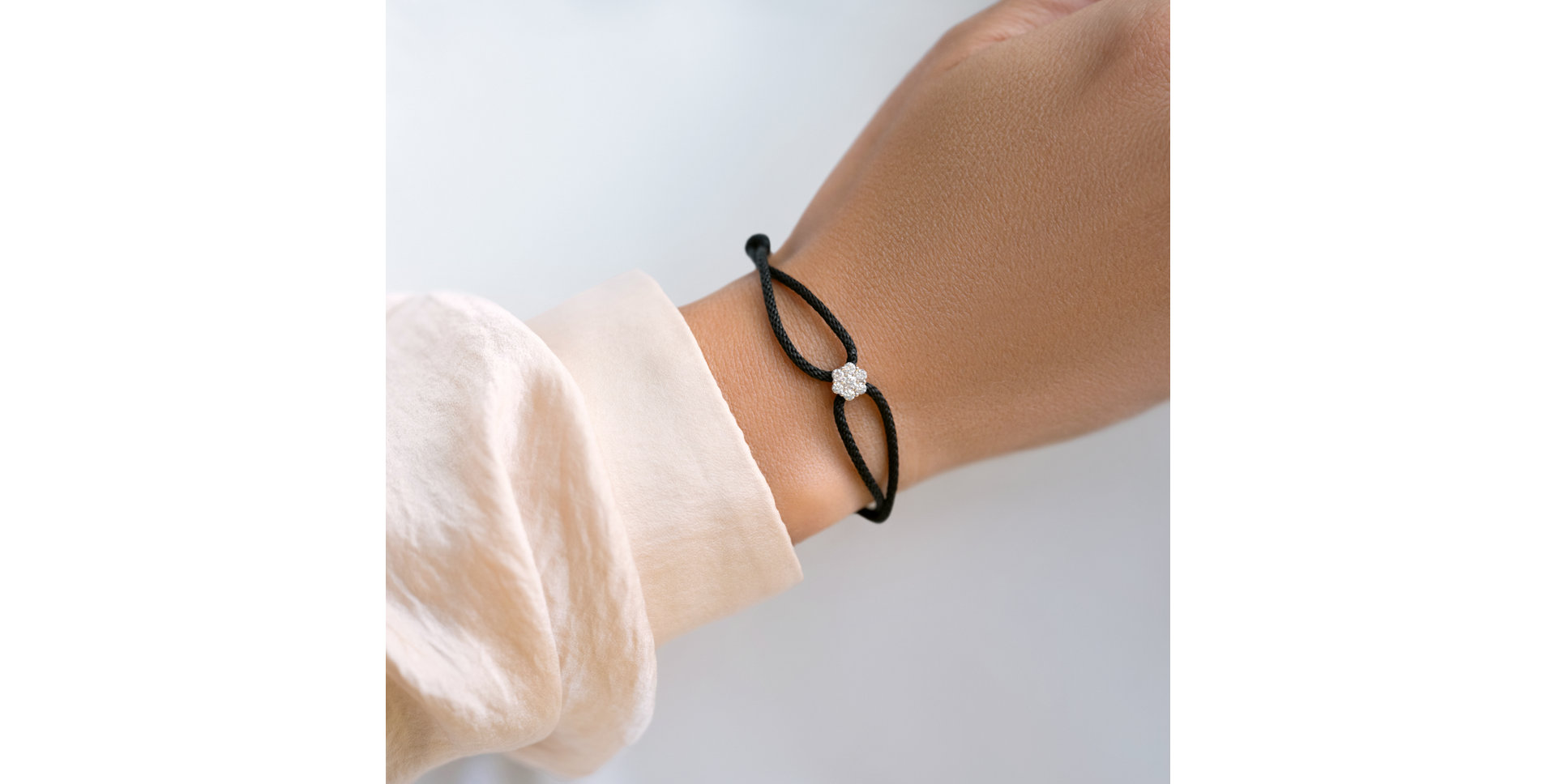 Náramek s diamanty Tinny Snow