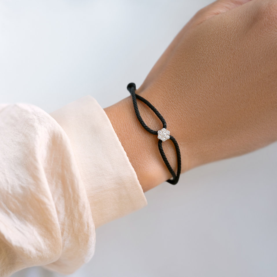 Náramek s diamanty Tinny Snow