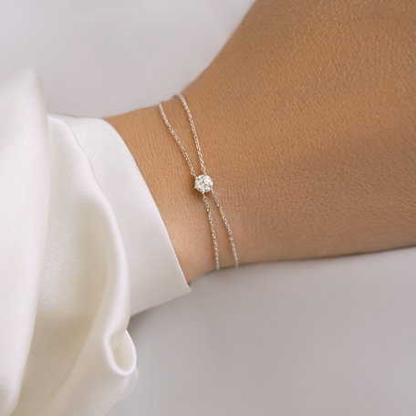 Náramek s diamantem Essential Shine