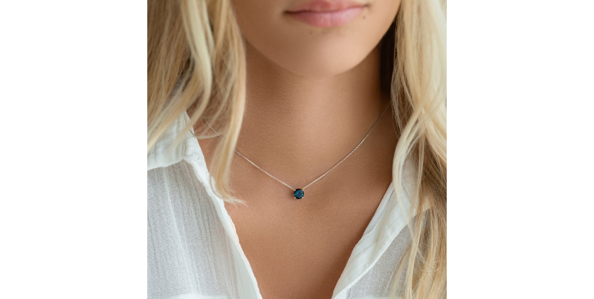 Náhrdelník s rhodolitem Lucky Glance