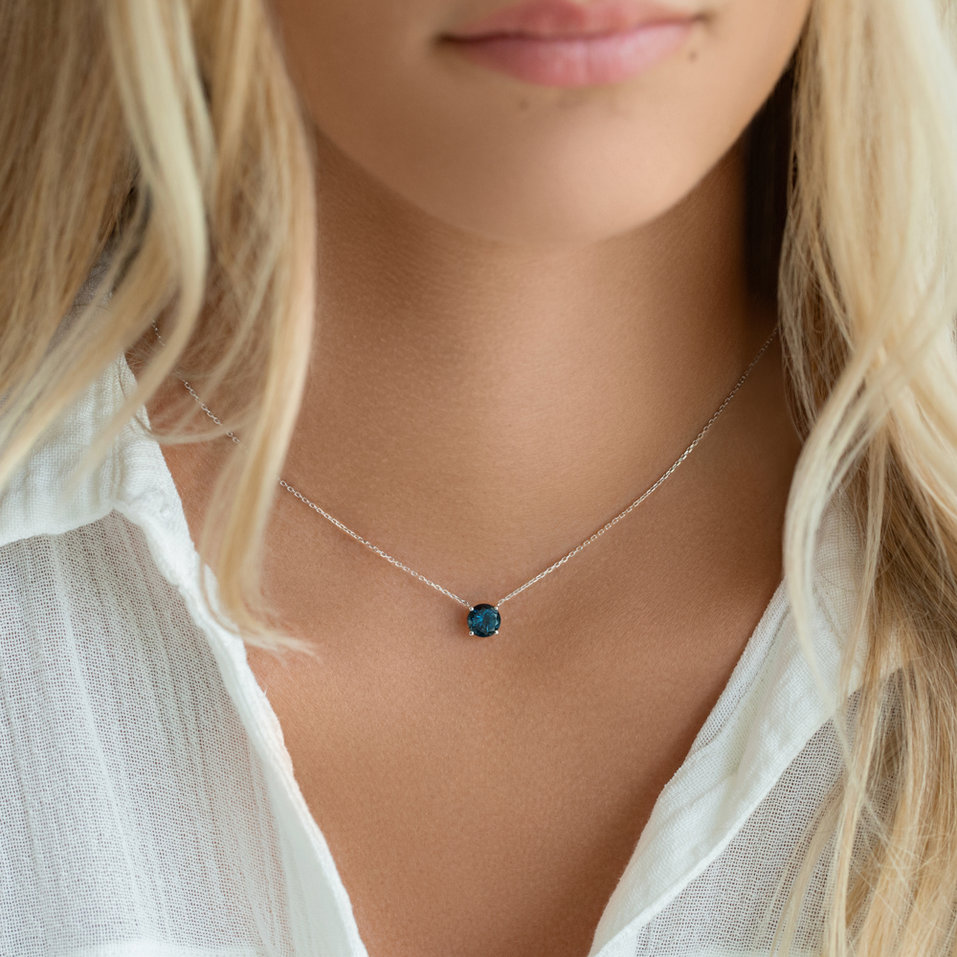 Náhrdelník s ametystem Lucky Glance