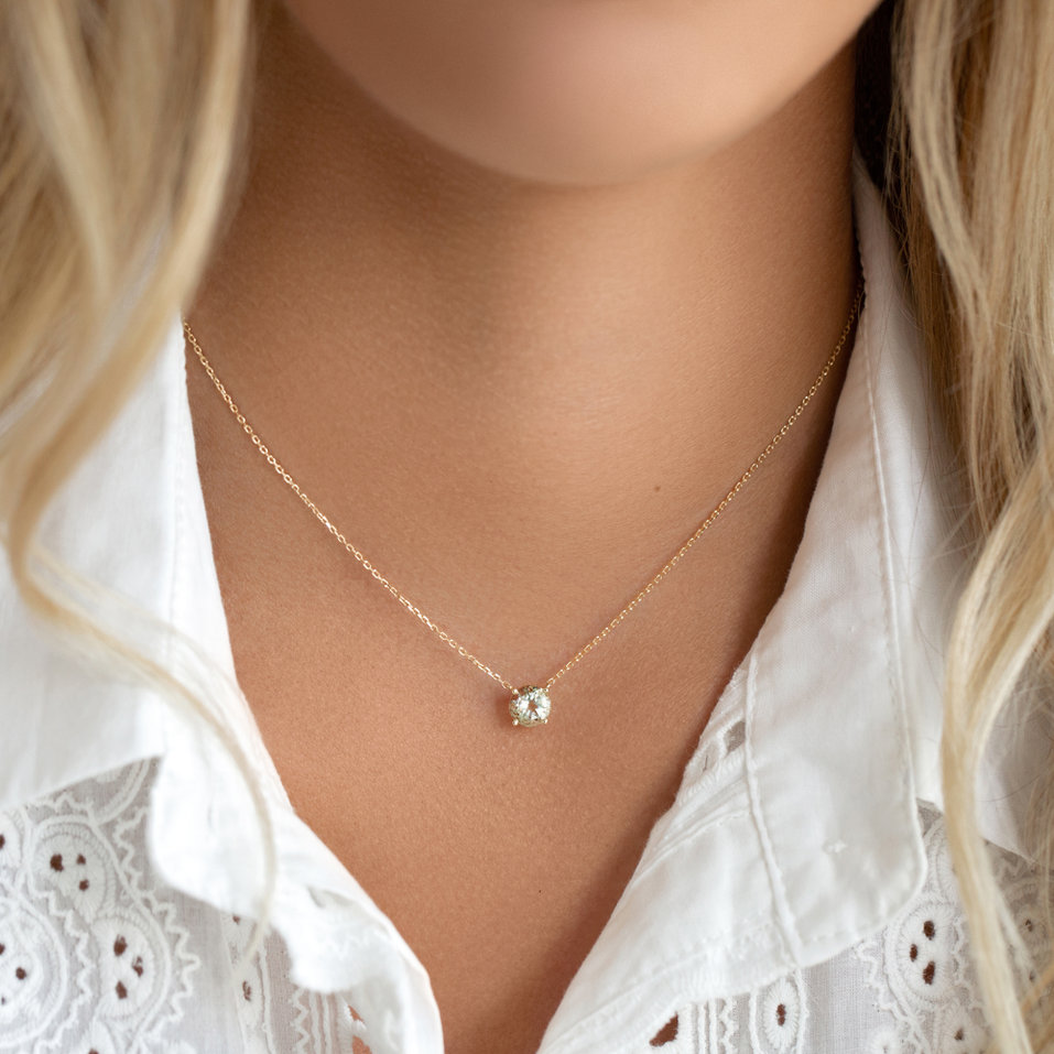 Náhrdelník s ametystem Lucky Glance