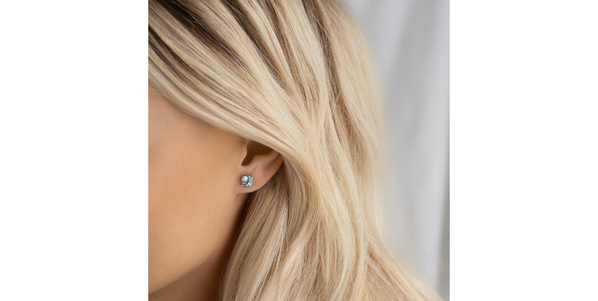 Náušnice s tanzanitem Virginia Sparkle