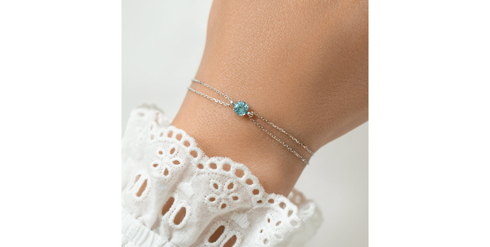 Náramek s rhodolitem Magic Wish