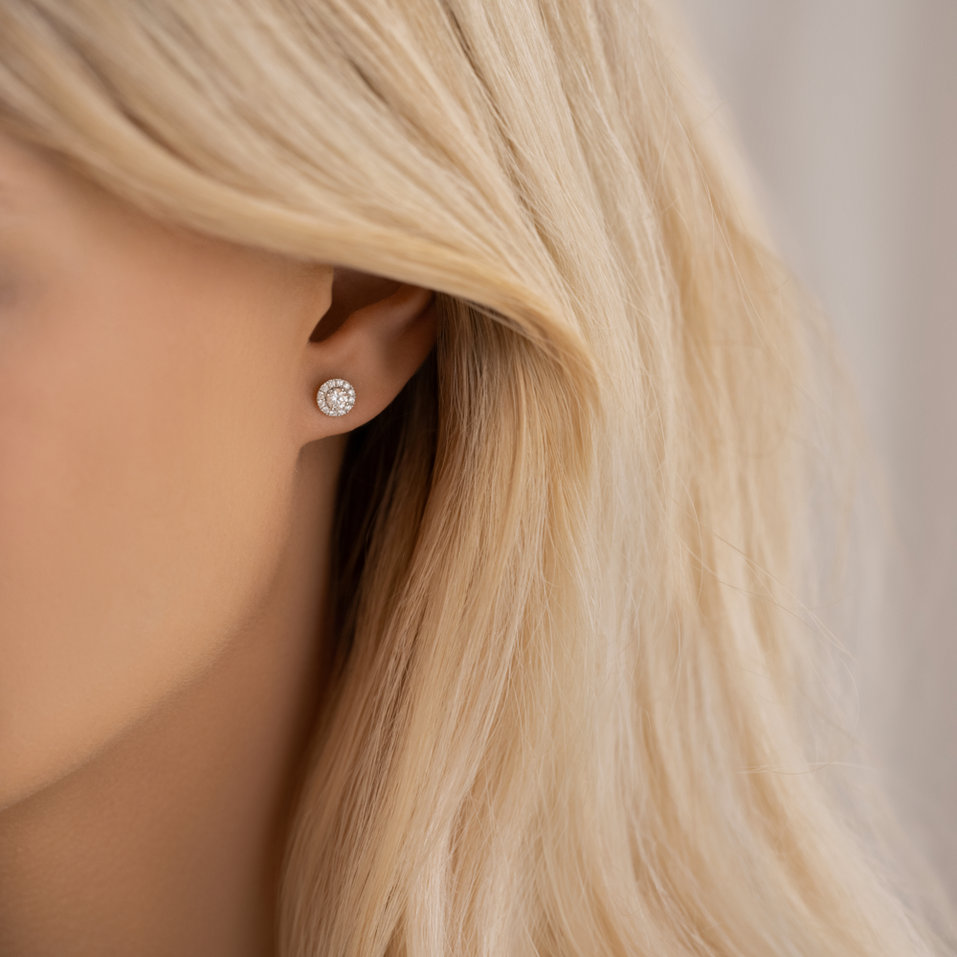 Náušnice s diamanty Tansarville