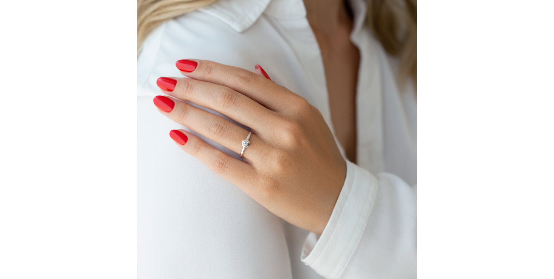 Prsten s diamantem Gentle Treasure