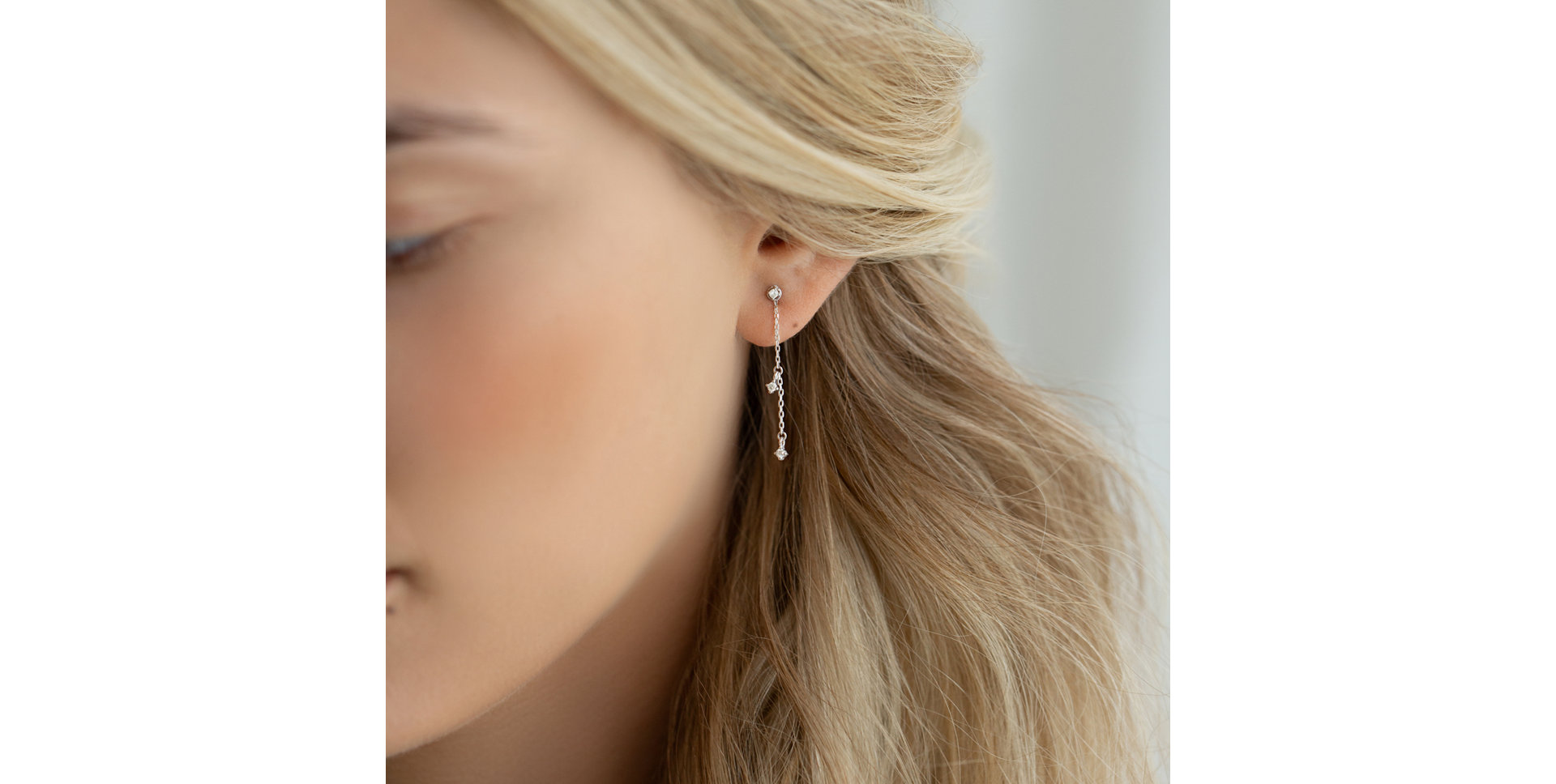 Náušnice s diamanty Samba