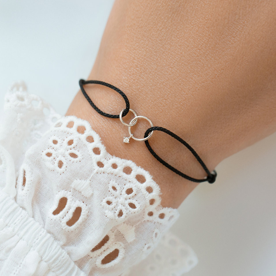 Náramek s diamantem Timeless Unity