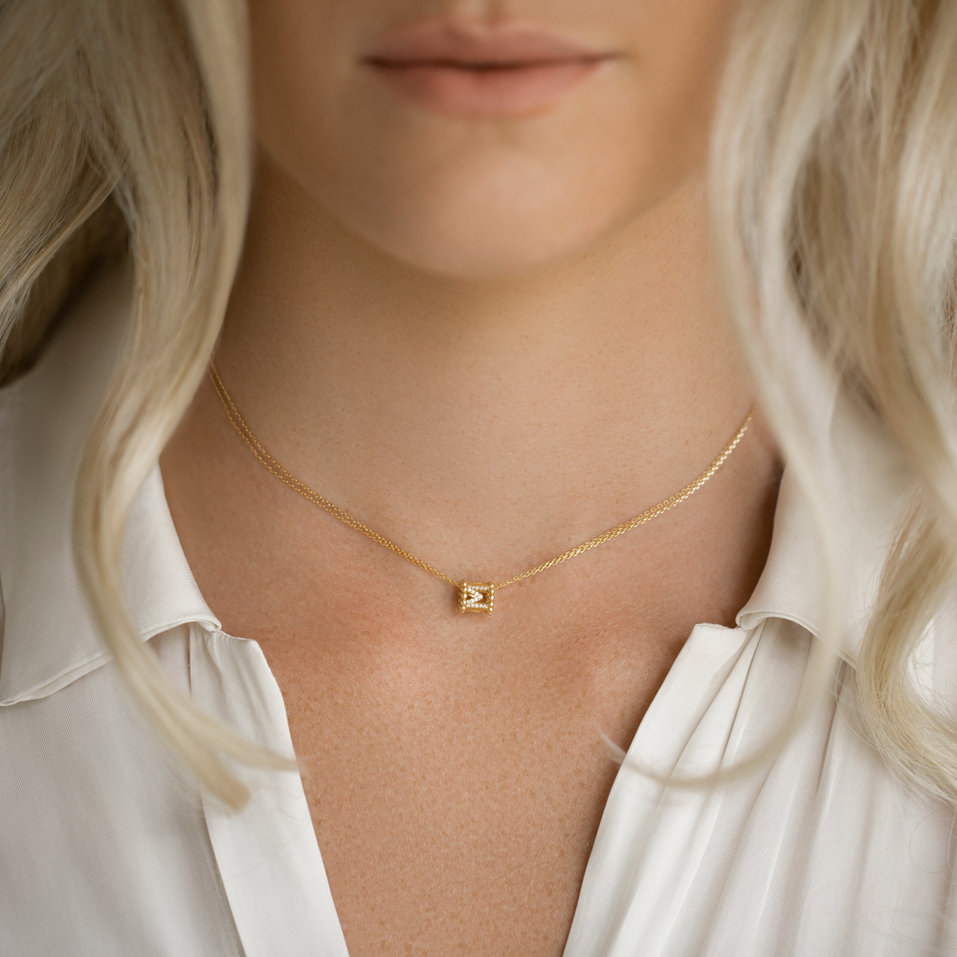 Náhrdelník s diamanty Different Way