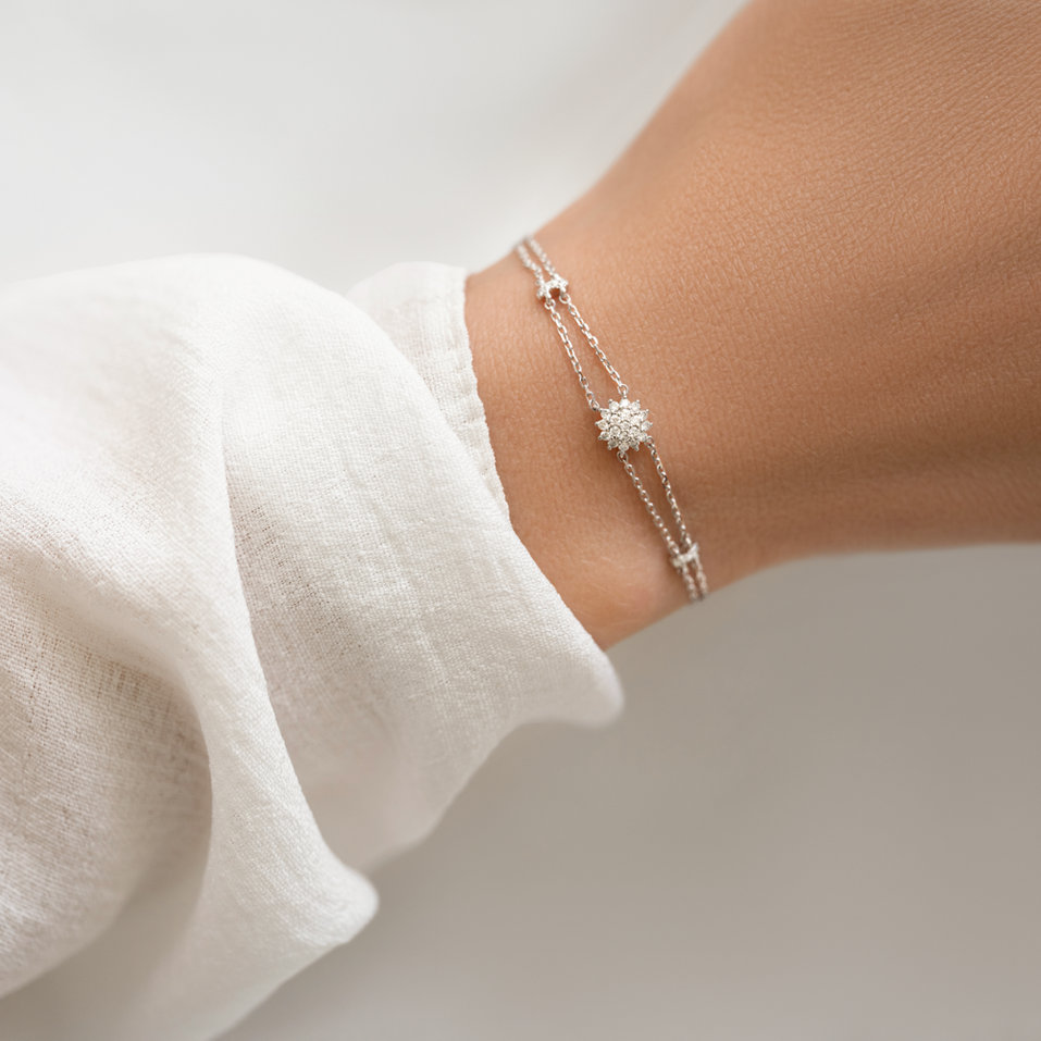 Náramek s diamanty Sunkissed