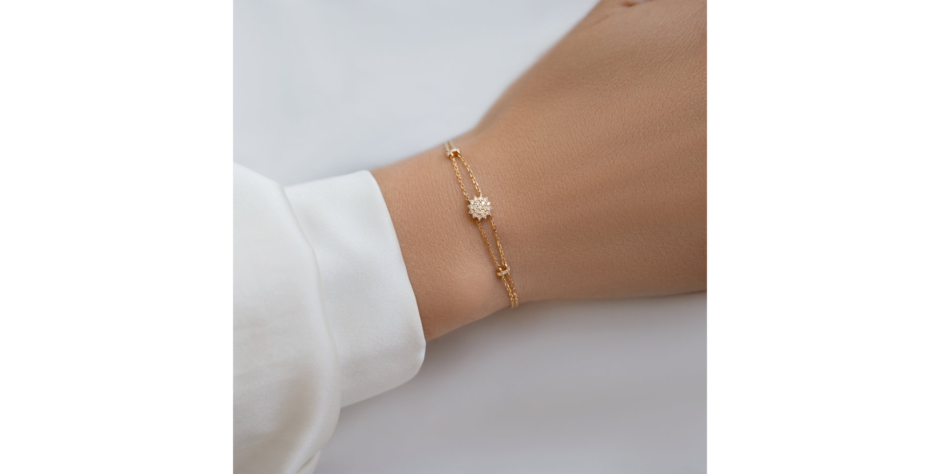 Náramek s diamanty Sunny Delight