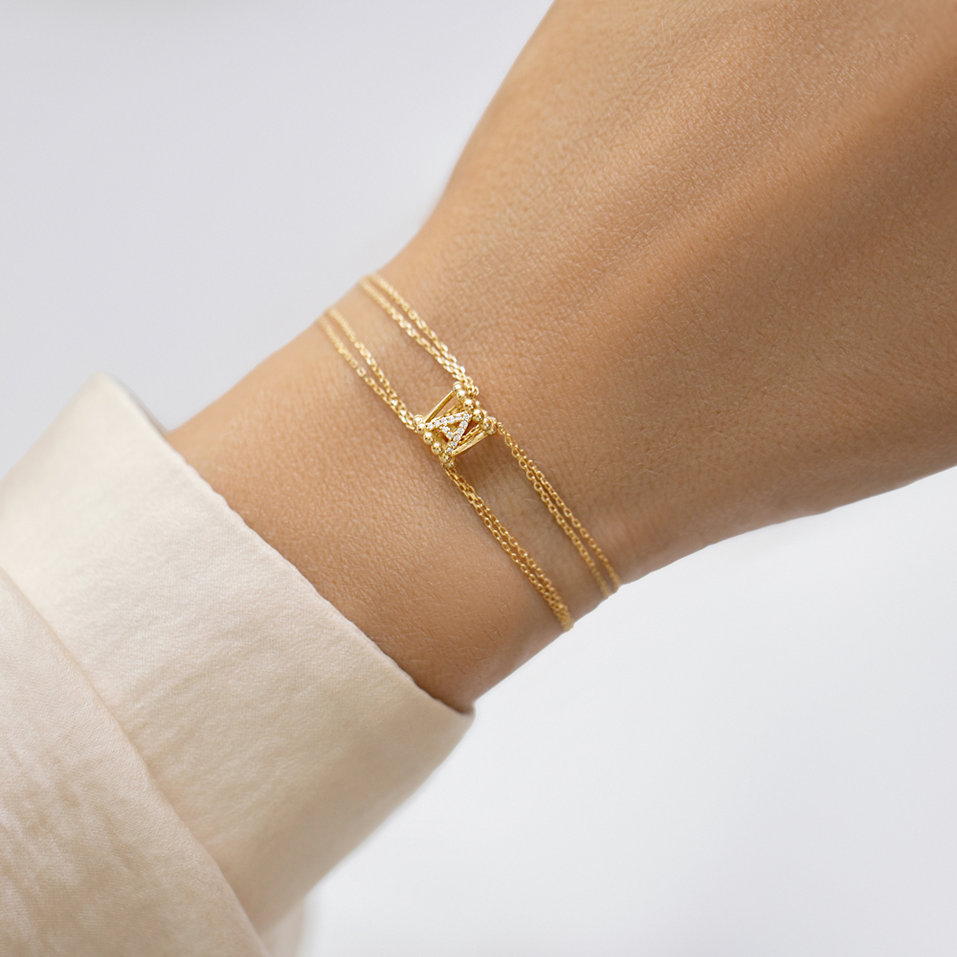 Náramek s diamanty Destri