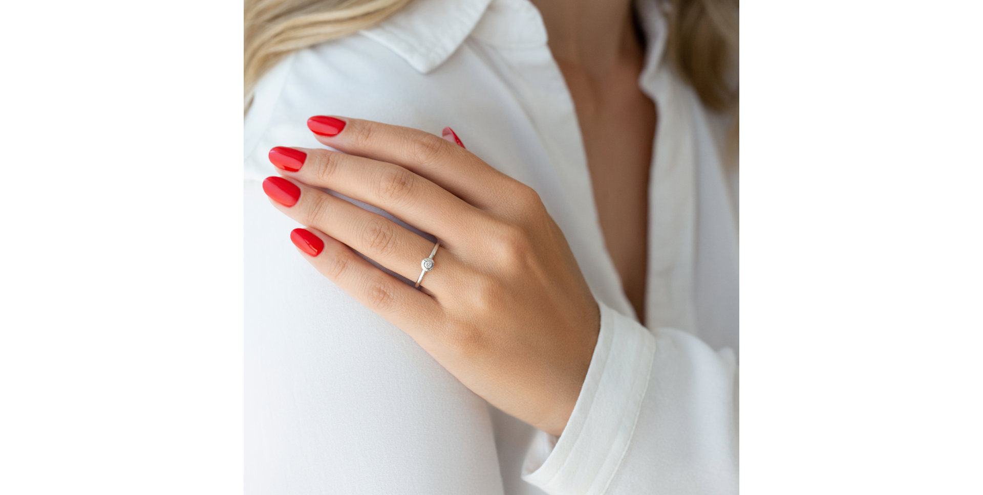 Prsten s diamantem Gentle Treasure