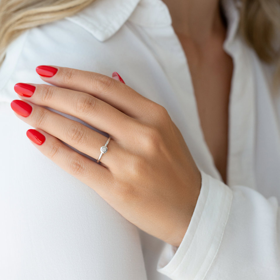 Prsten s diamantem Gentle Treasure