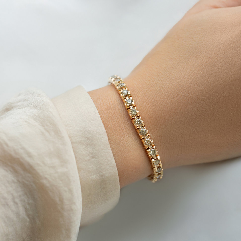 Náramek s diamanty Ralana