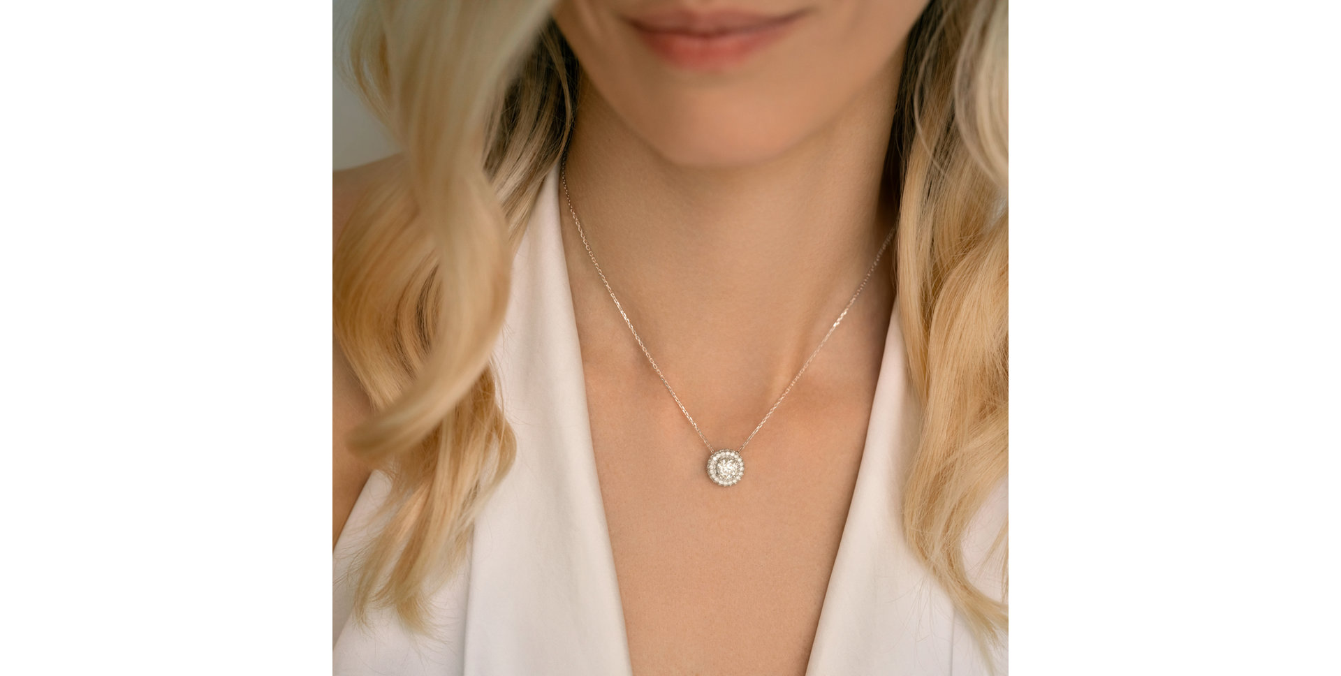 Náhrdelník s diamanty Royal Circle