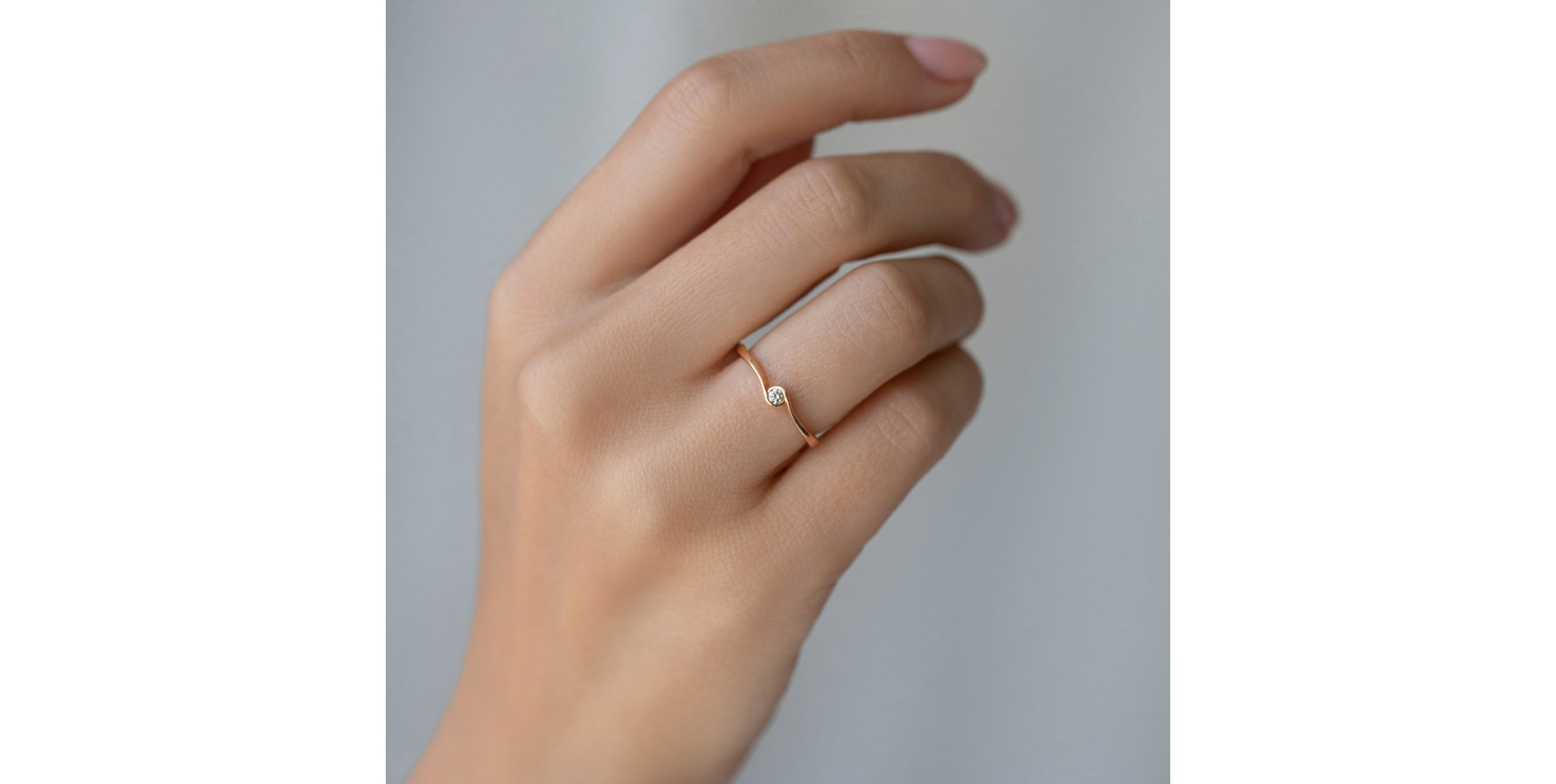 Prsten s diamantem Shiny Joy