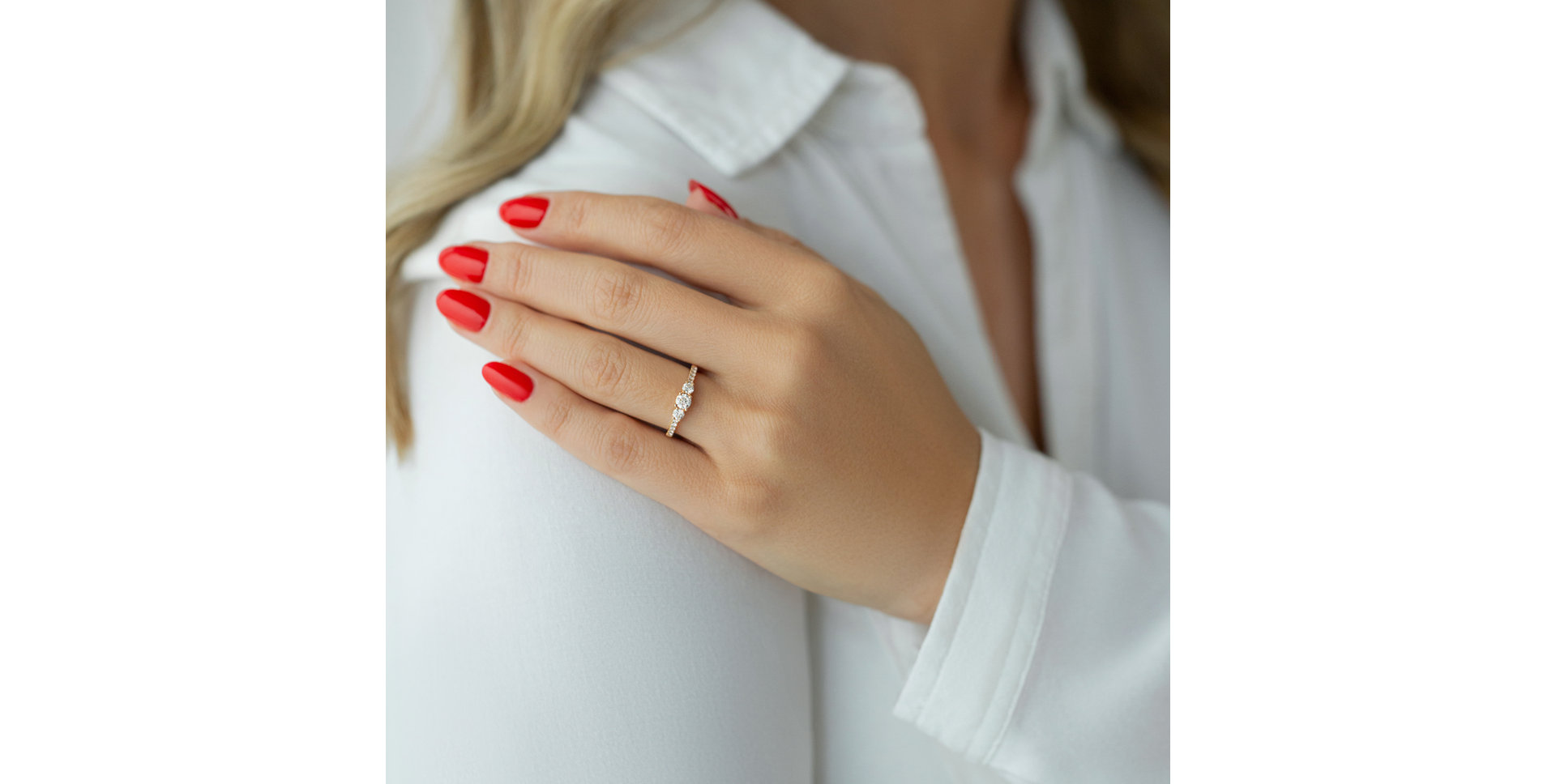 Prsten s diamanty Médard