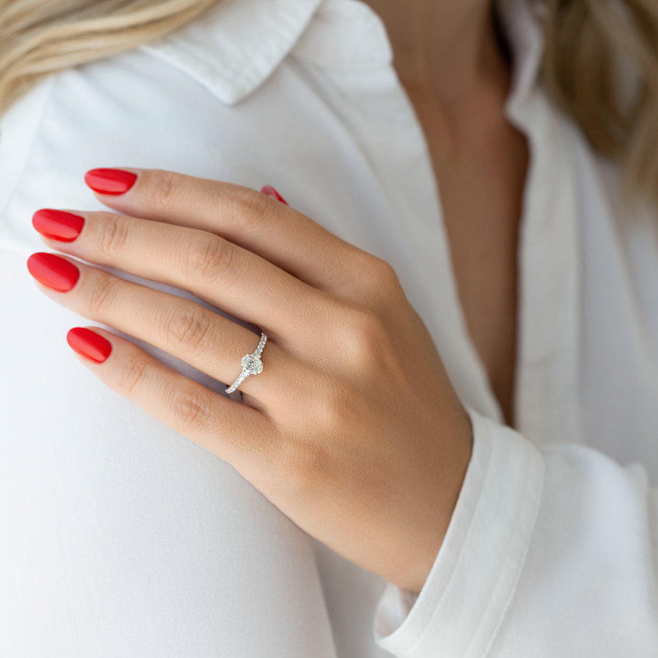 Prsten s diamanty Shimmering dazzle