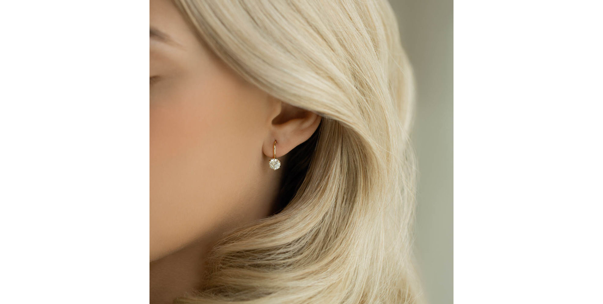 Náušnice s diamantem Everyday Glow