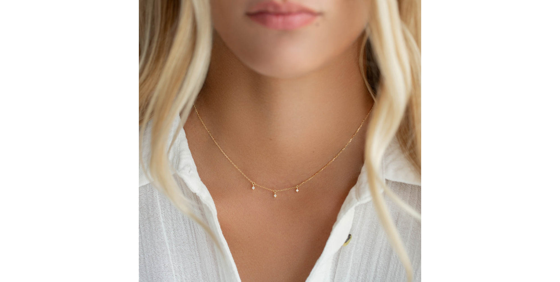 Náhrdelník s diamanty Samba