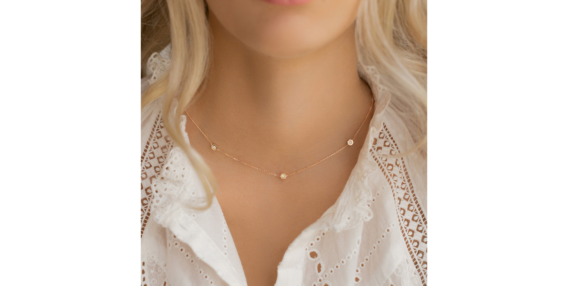 Náhrdelník s diamanty EnchantHex