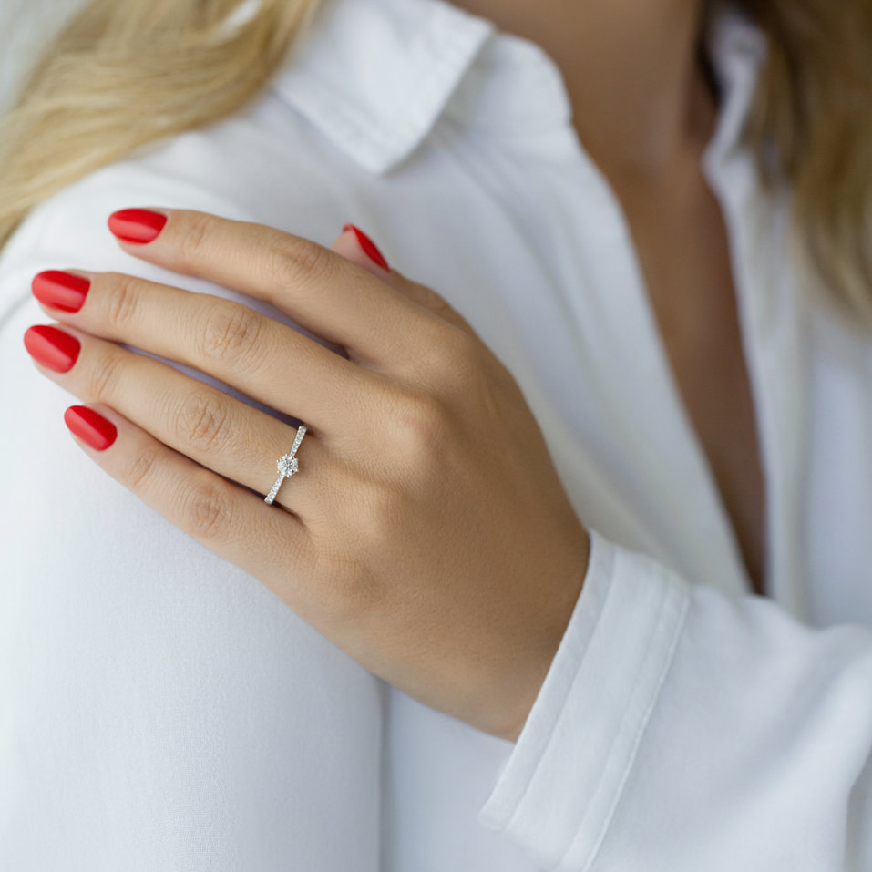 Prsten s diamanty Classic Dew