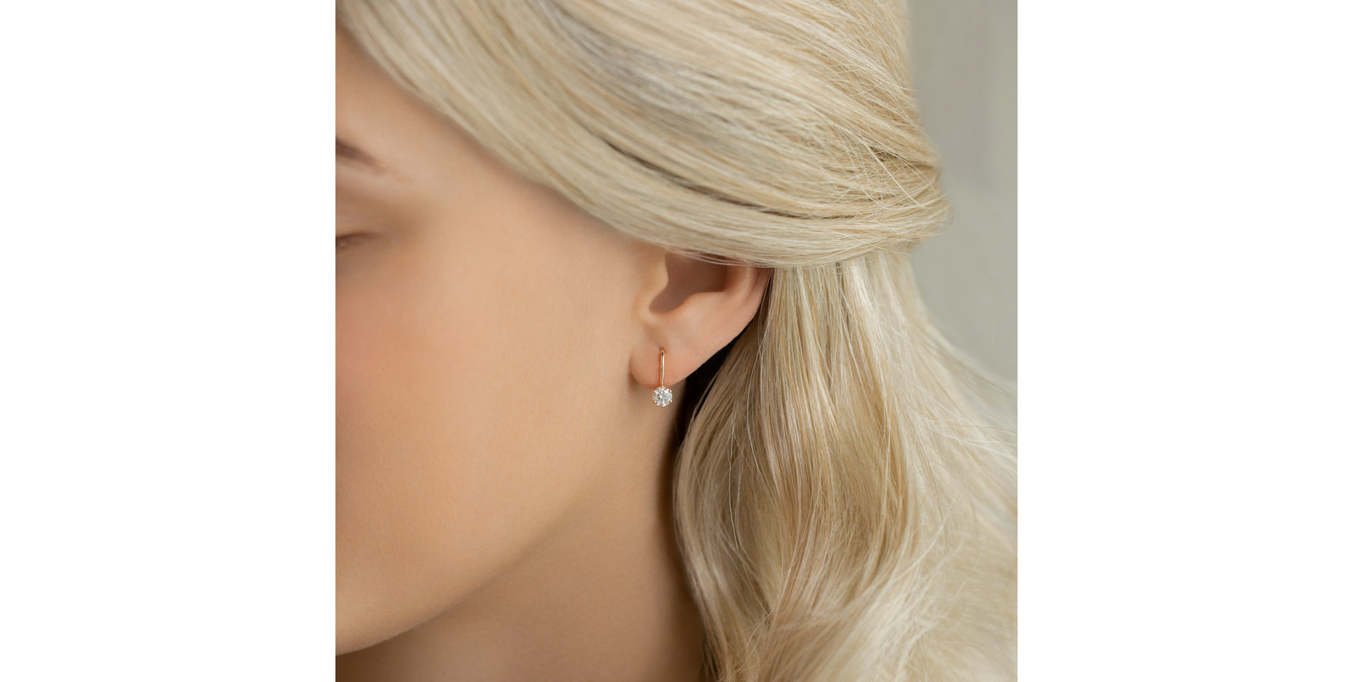 náušnice s diamantmi Everyday Glow