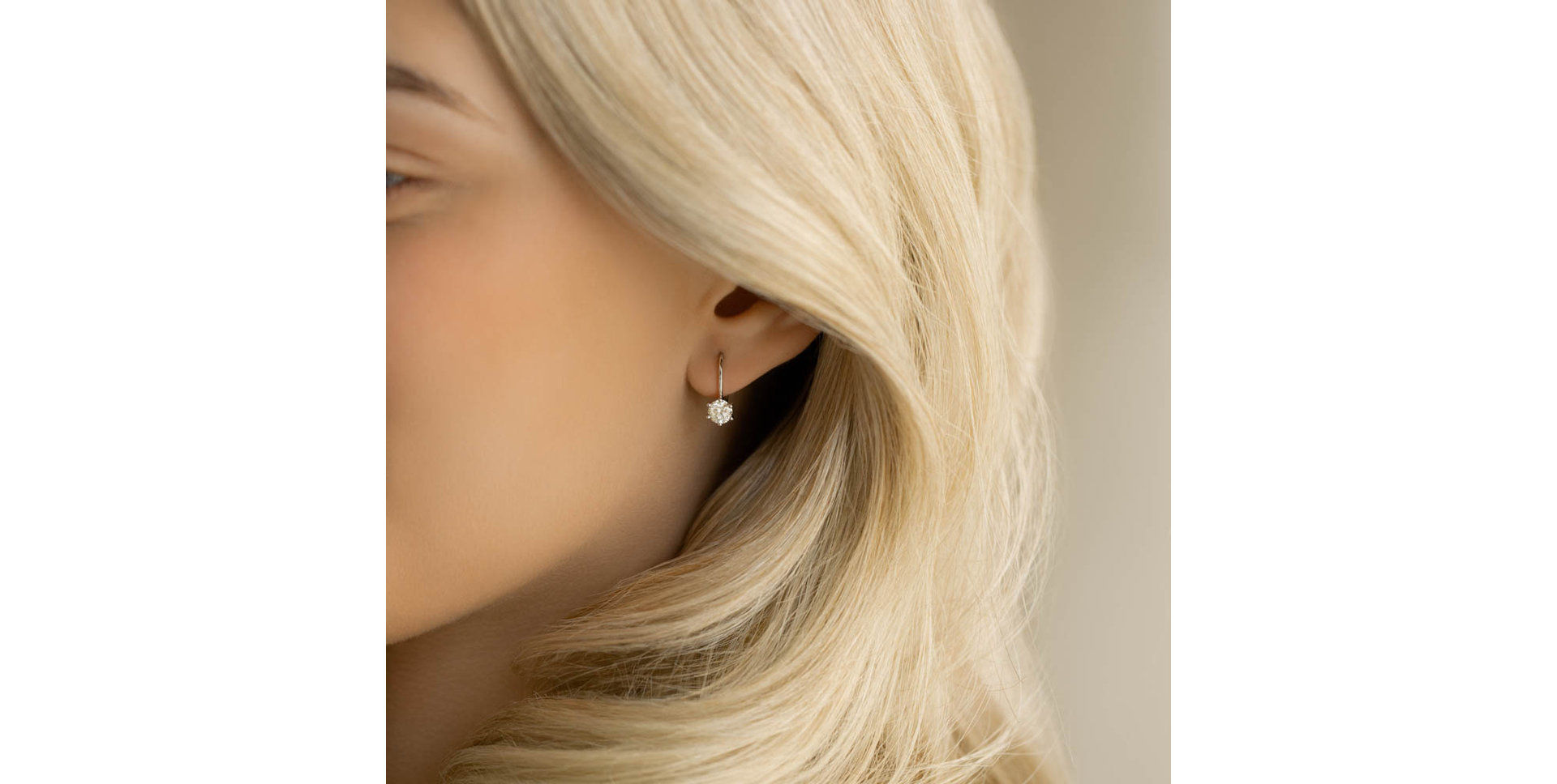 Náušnice s diamantem Everyday Glow