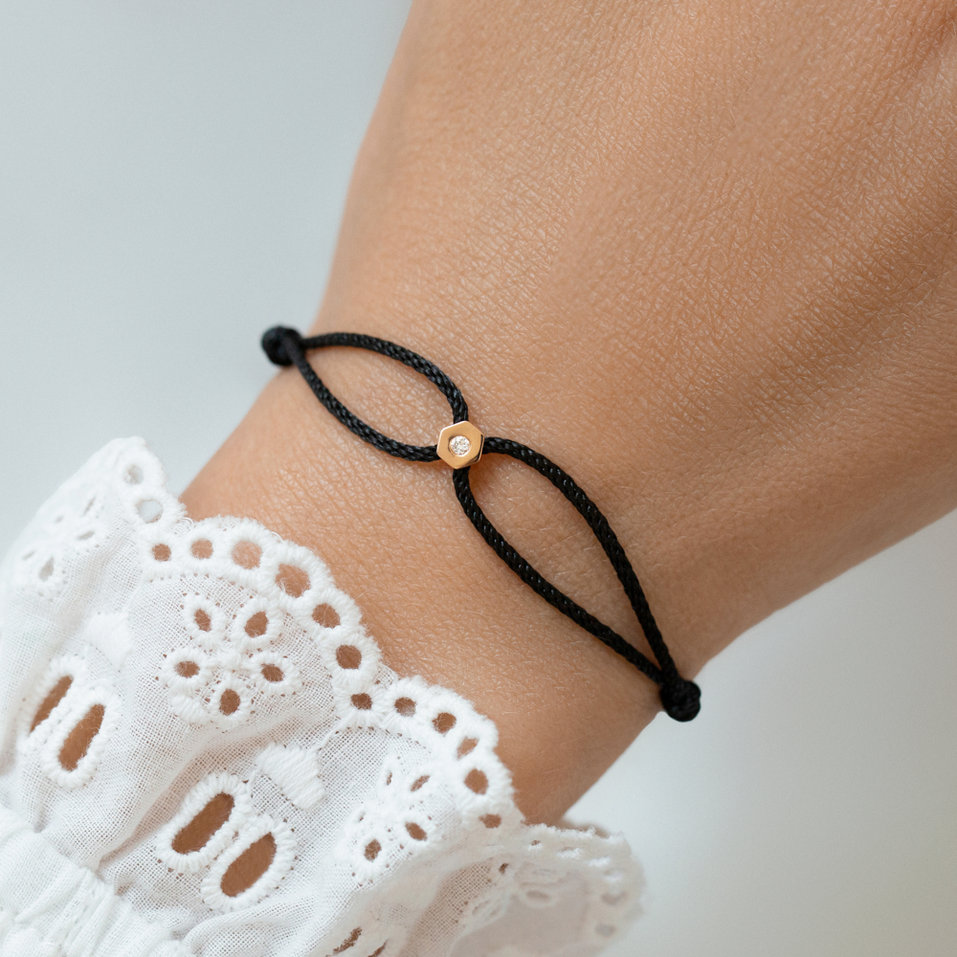 Náramek s diamantem HexaFusion