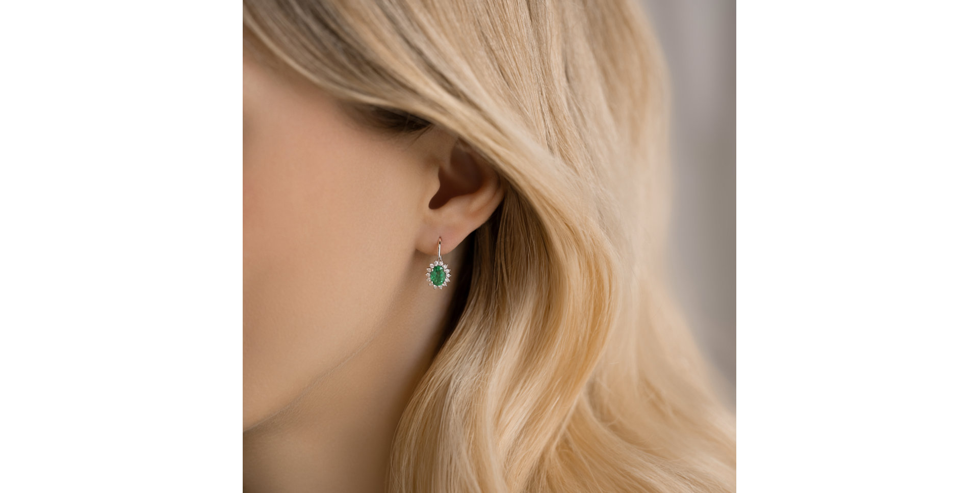 Náušnice s diamanty a tanzanitem Princess Sparkle