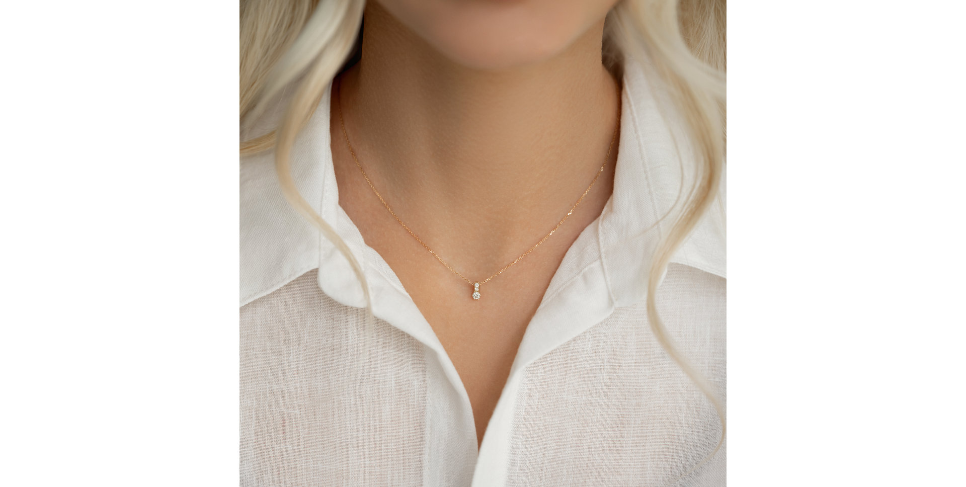 Náhrdelník s diamanty Essential Glow