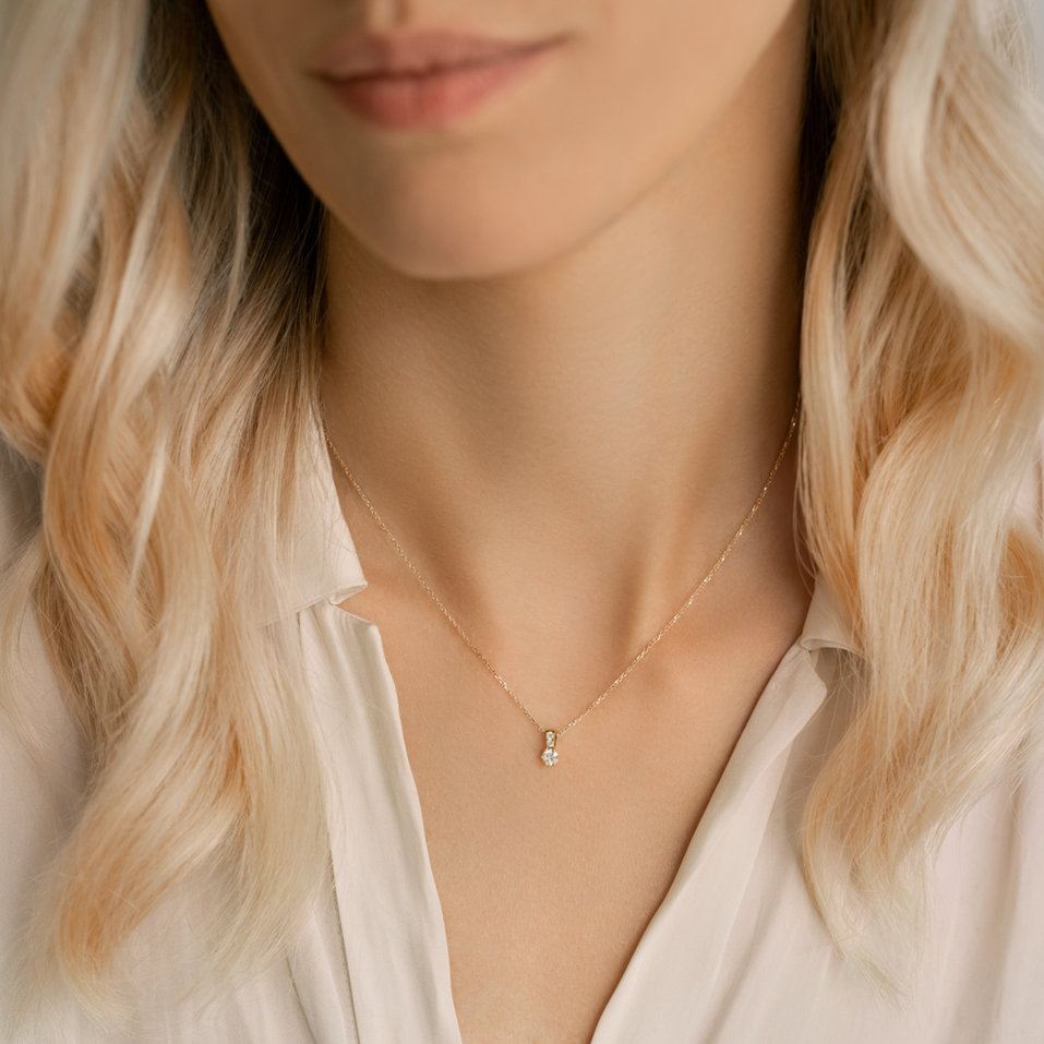 Náhrdelník s diamanty Essential Glow