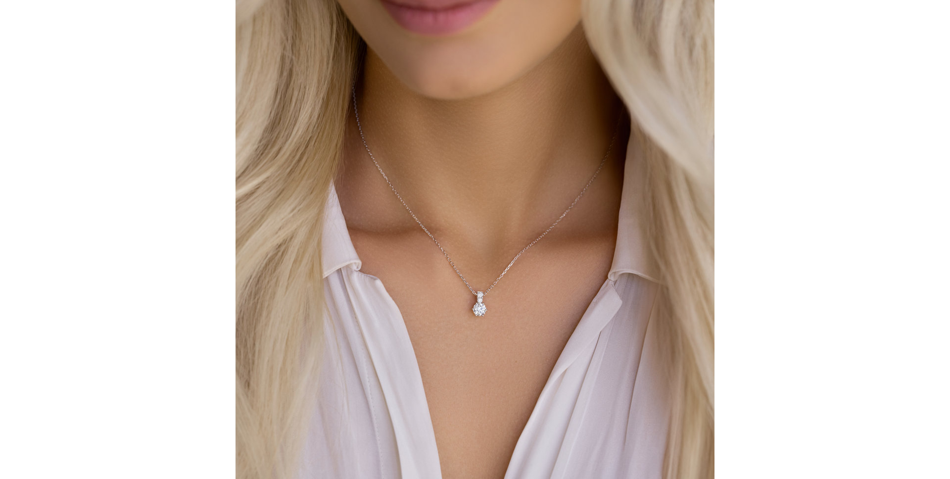 Náhrdelník s diamanty Essential Glow