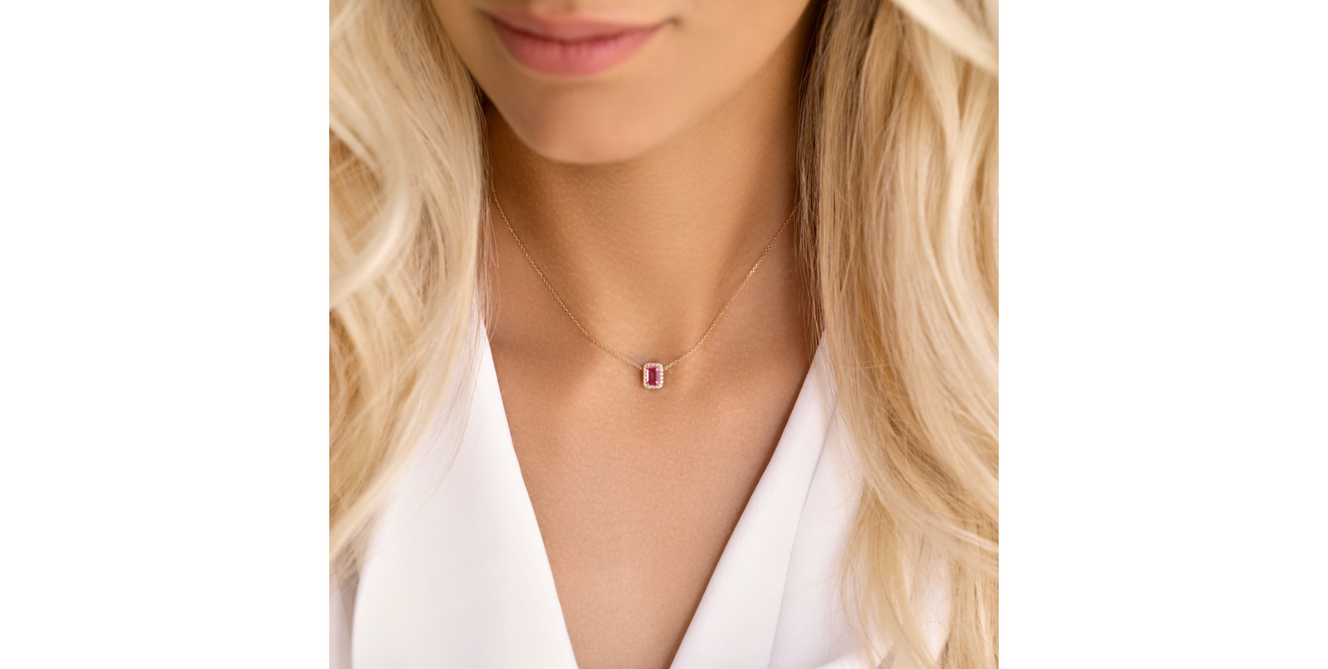 Přívěs s diamanty a safírem Elowen Breeze