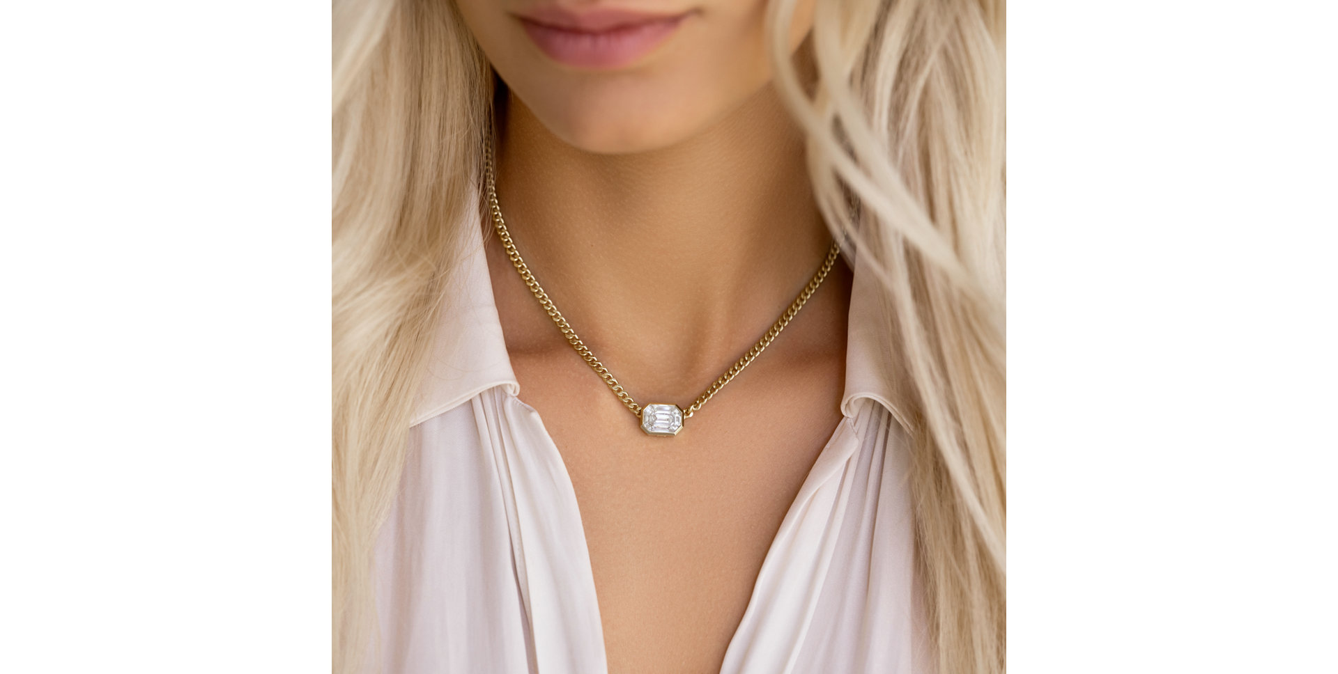 Náhrdelník s diamantem Valore