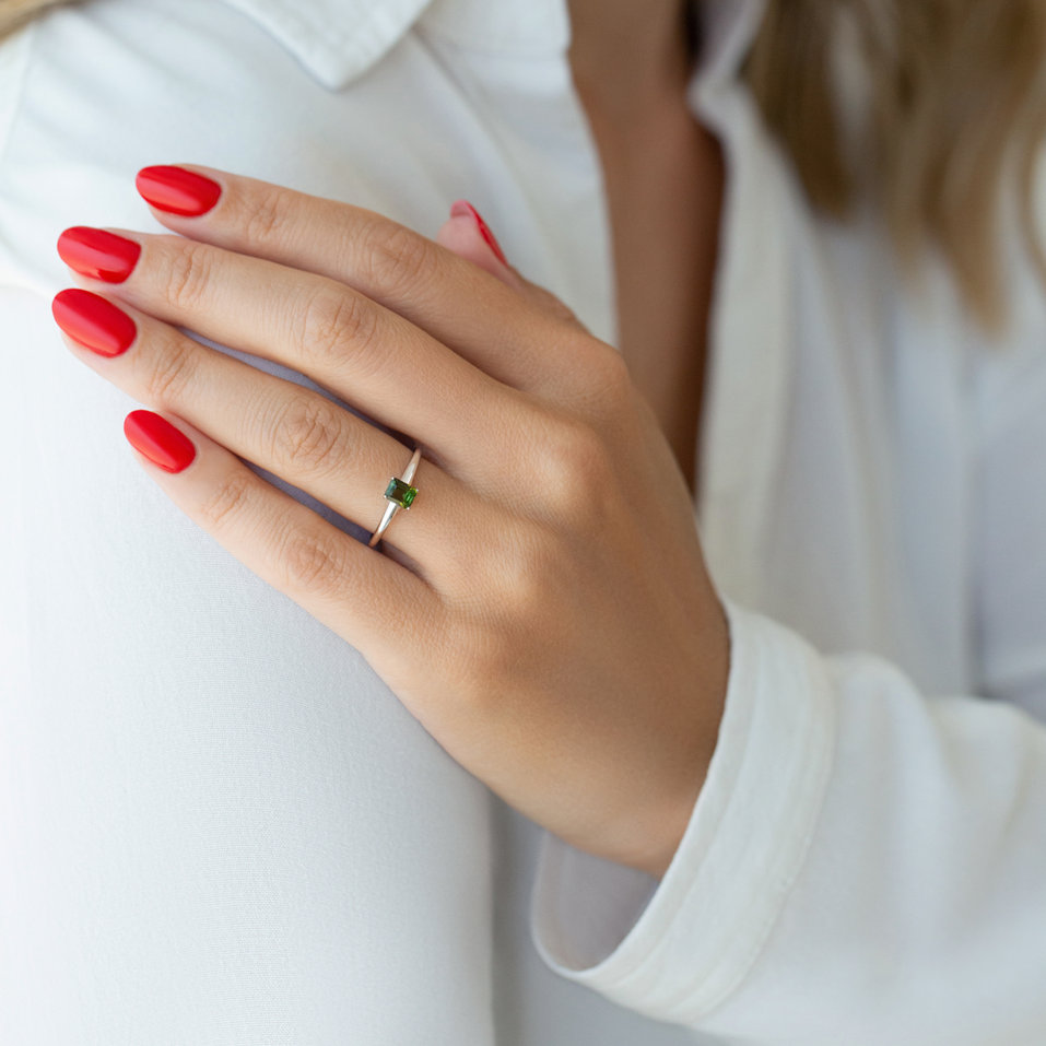 Prsten s topazem Domante