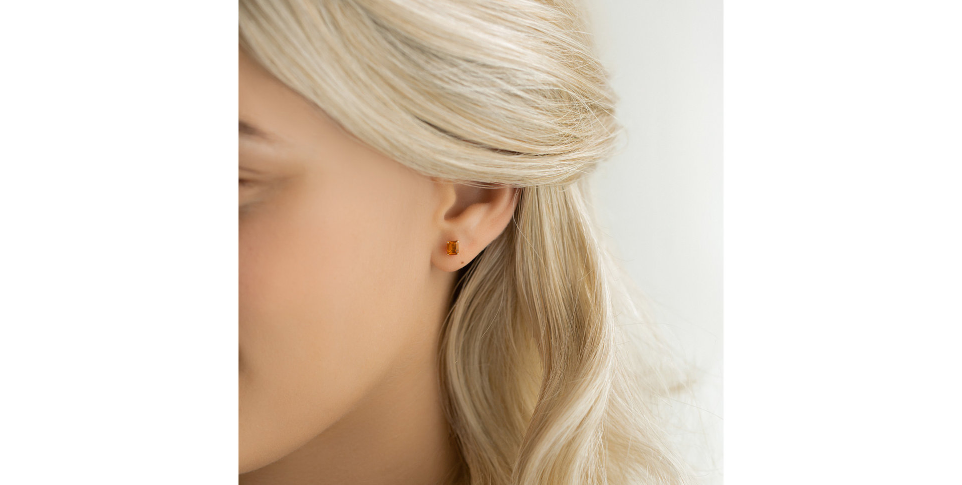 Náušnice s topazem Winslow