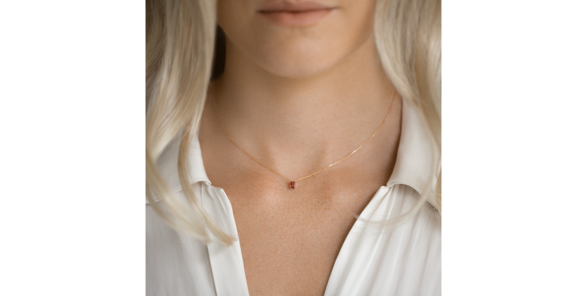 Náhrdelník s topazem Mosselyn