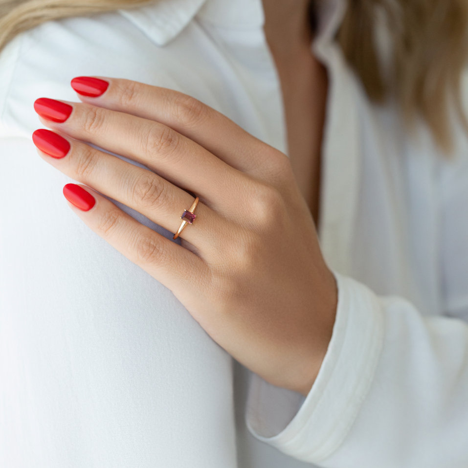 Prsten s turmalínem Domante