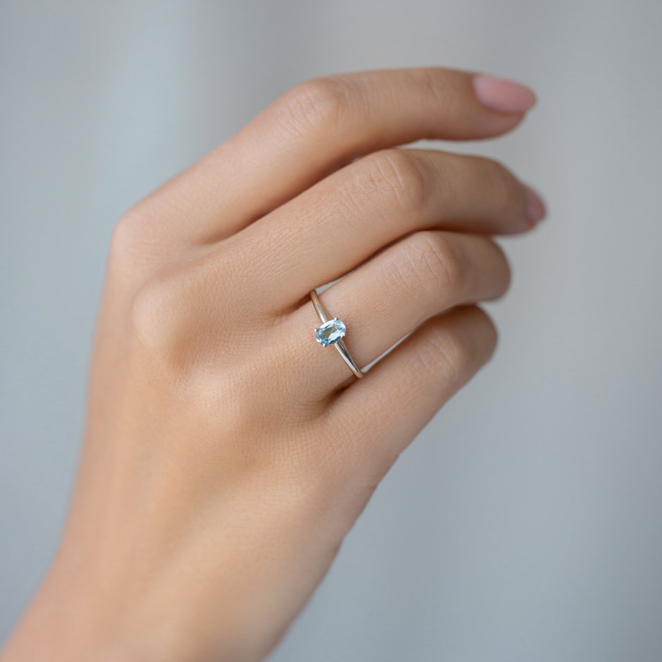 Prsten s tanzanitem Mystic Light