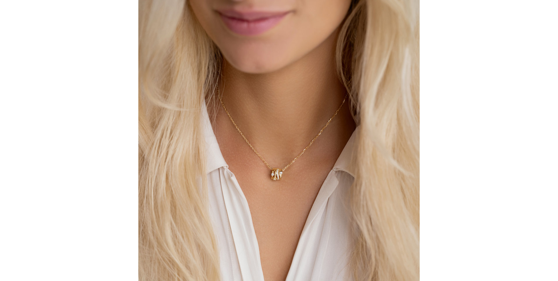 Náhrdelník s diamanty Tilda