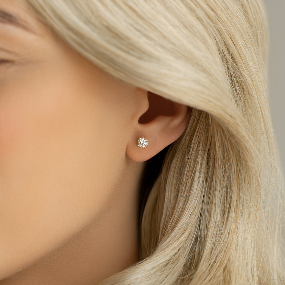 Náušnice s diamantem Gleam