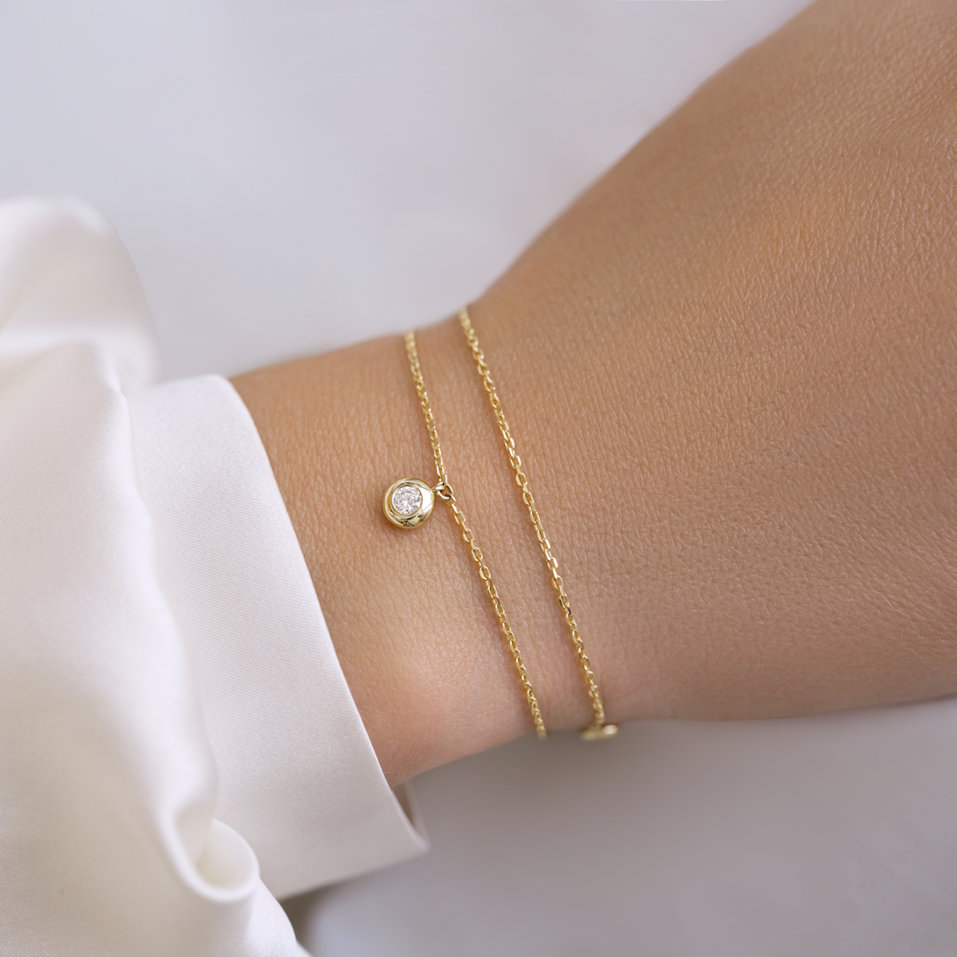 Náramek s diamanty Drops of Sparkle